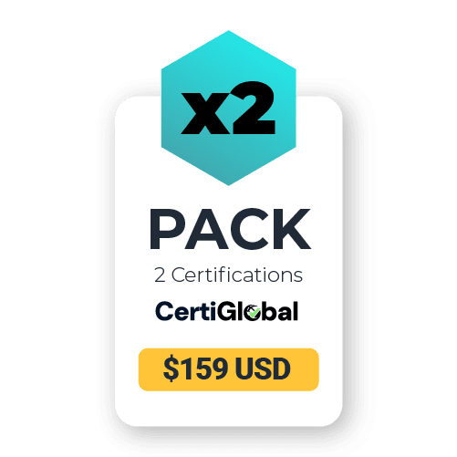 Pack x2 Certifications - Certiglobal