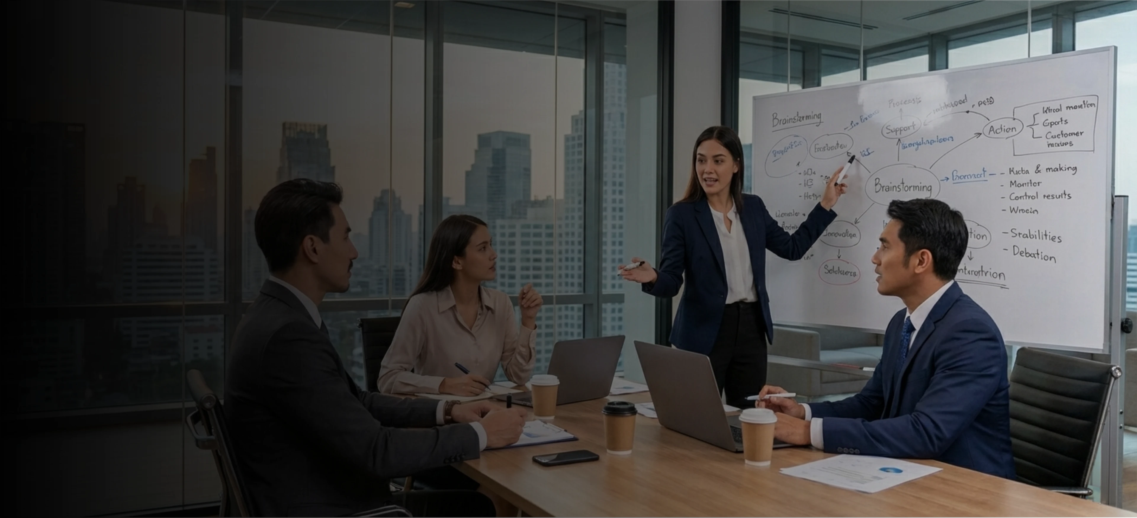 Describes the appearance of the image